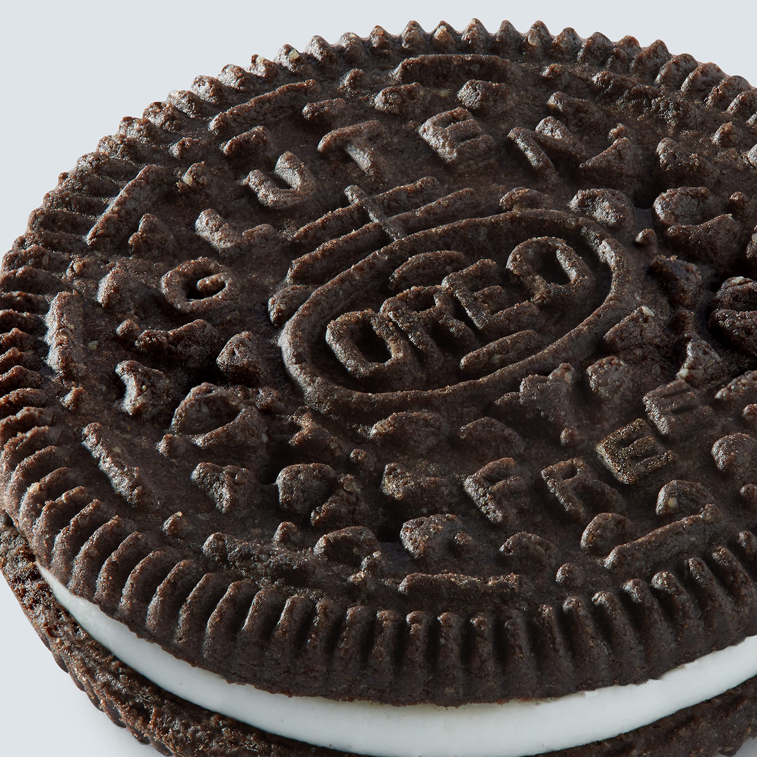 OREO Gluten Free creme layers deliver smooth texture between cookies.
