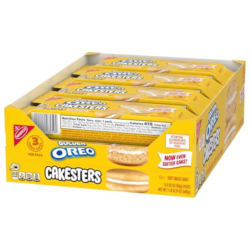 OREO Golden Cakesters lunchbox snack ready-to-eat.