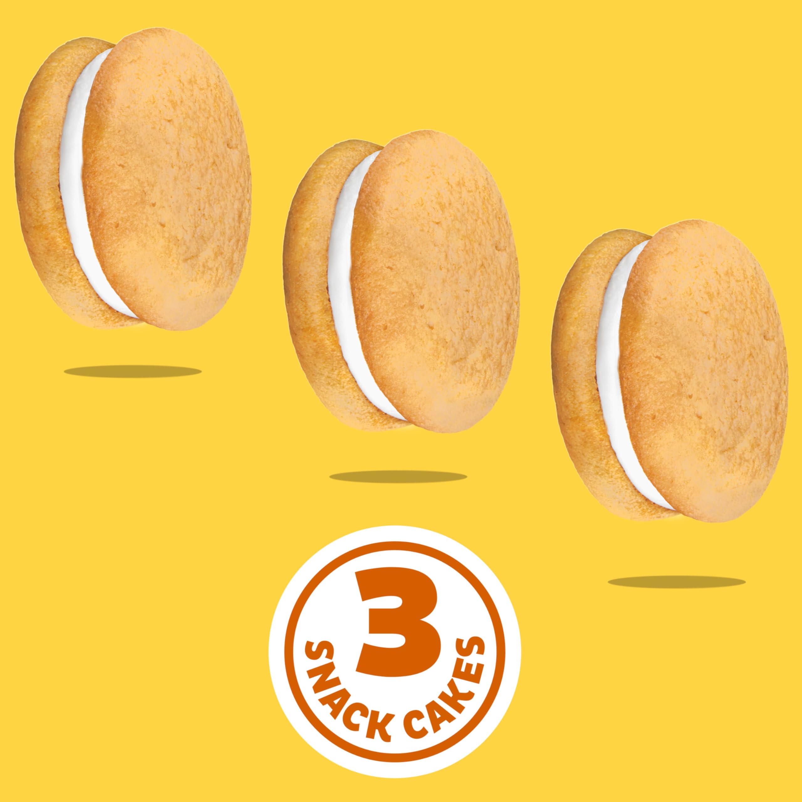 Soft golden cake texture of OREO Golden Cakesters.