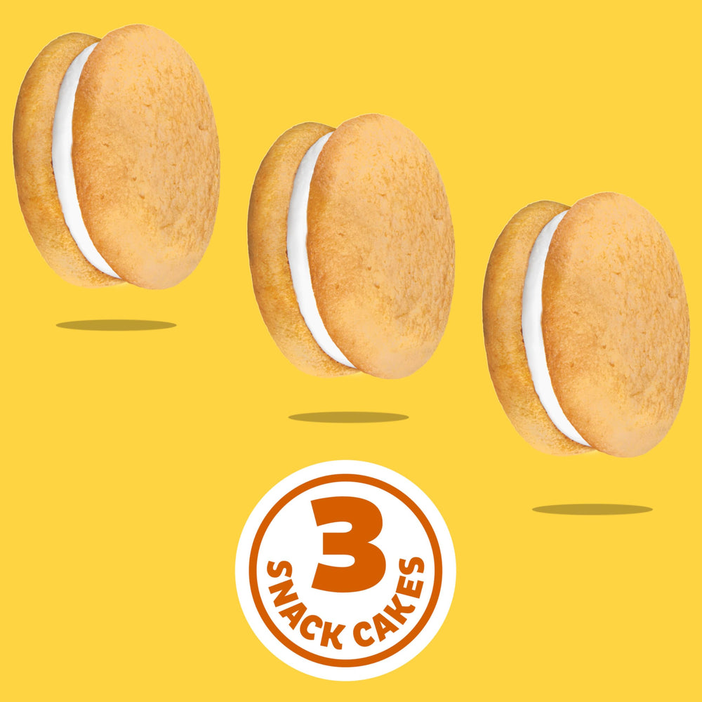 Soft golden cake texture of OREO Golden Cakesters.