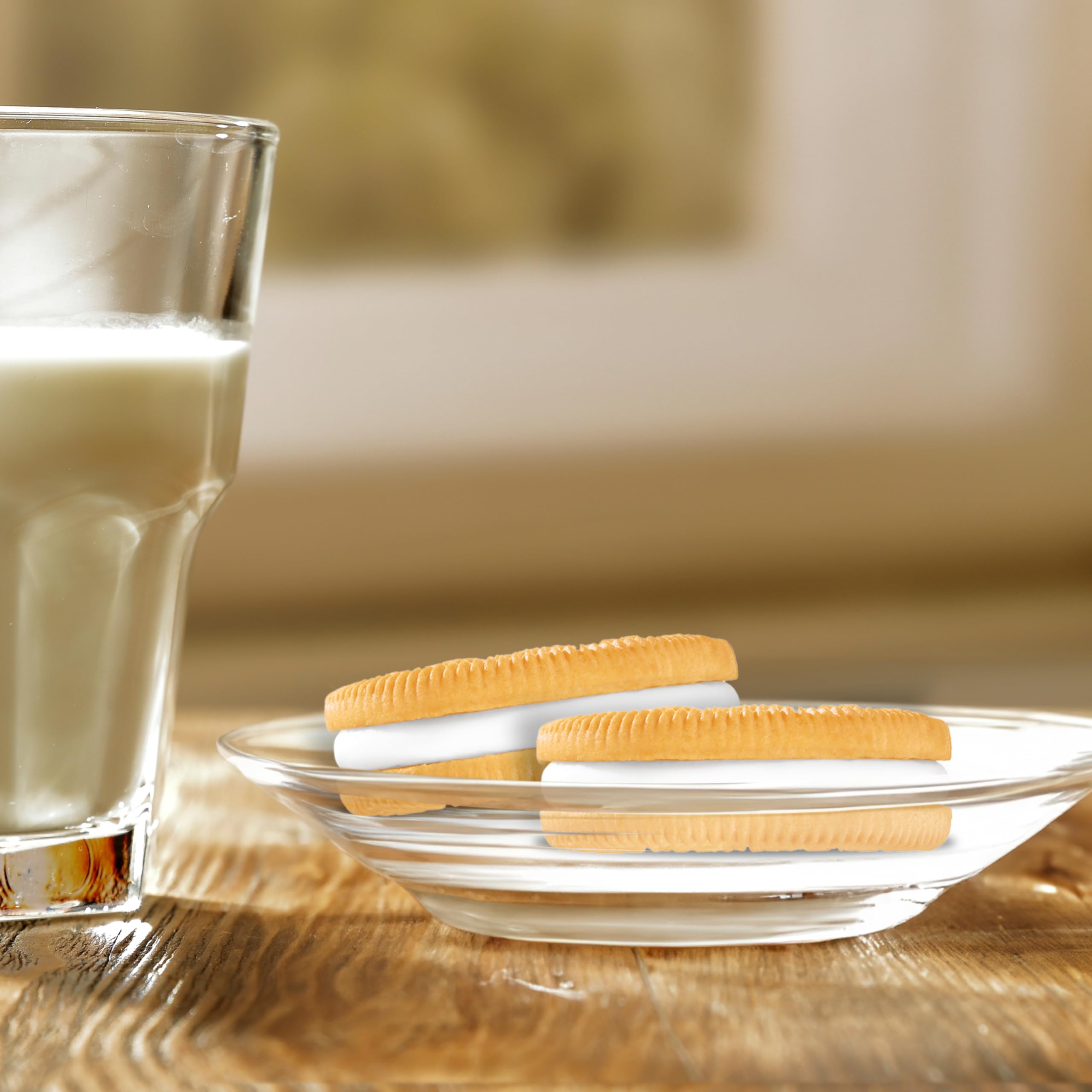 OREO Golden cookie-dunking moment ideal for coffee or milk.