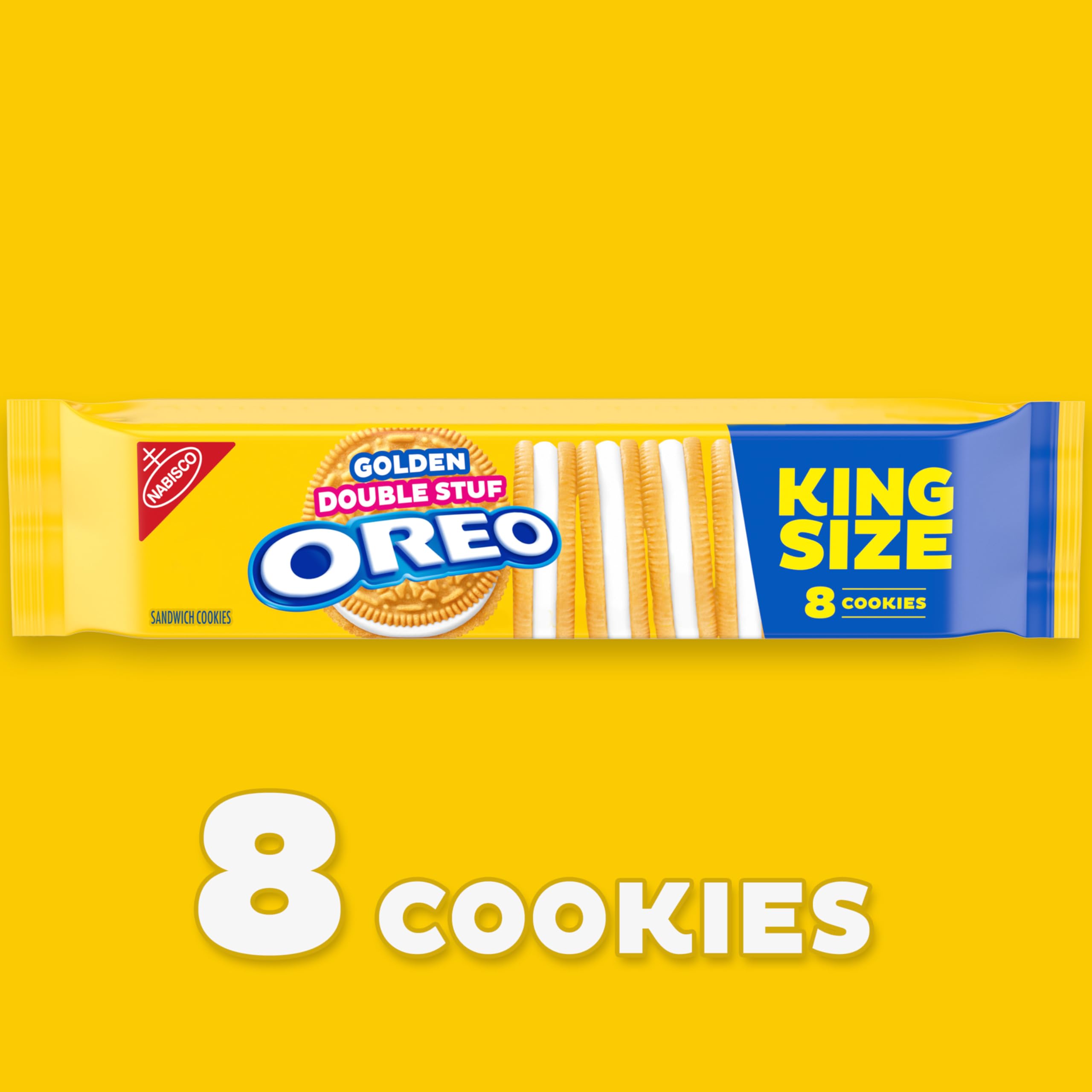 OREO King-size snack pack label for easy on-the-go snacking
