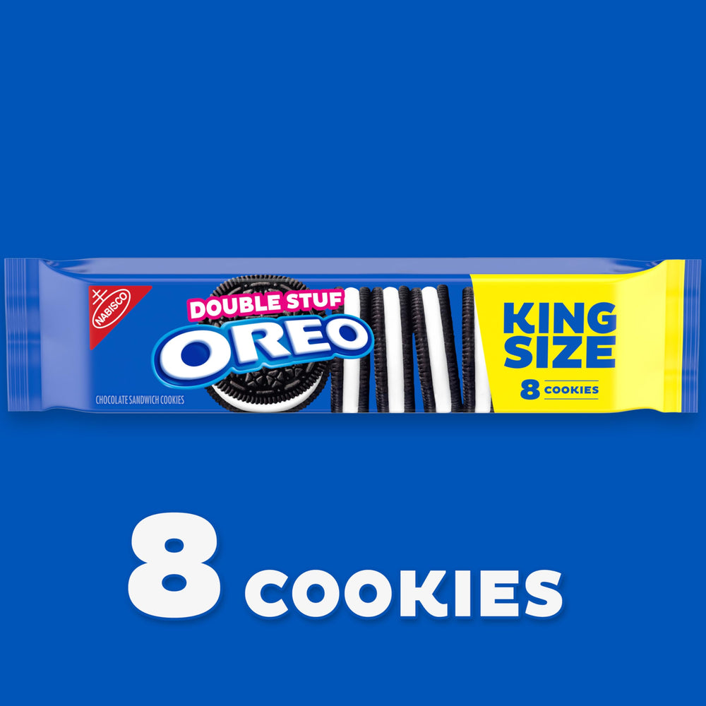 King-size OREO snack pack opened for immediate snacking