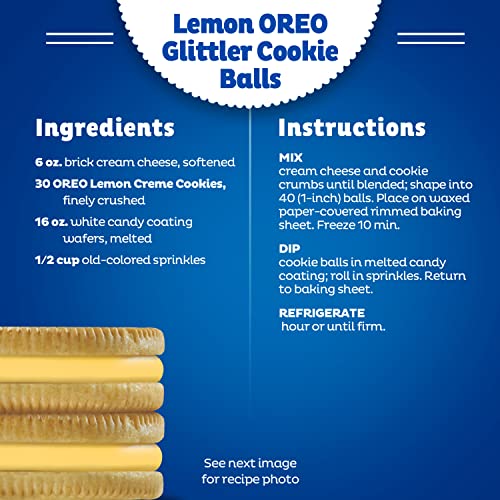 OREO Lemon Creme cookies bulk pack, convenient party supply