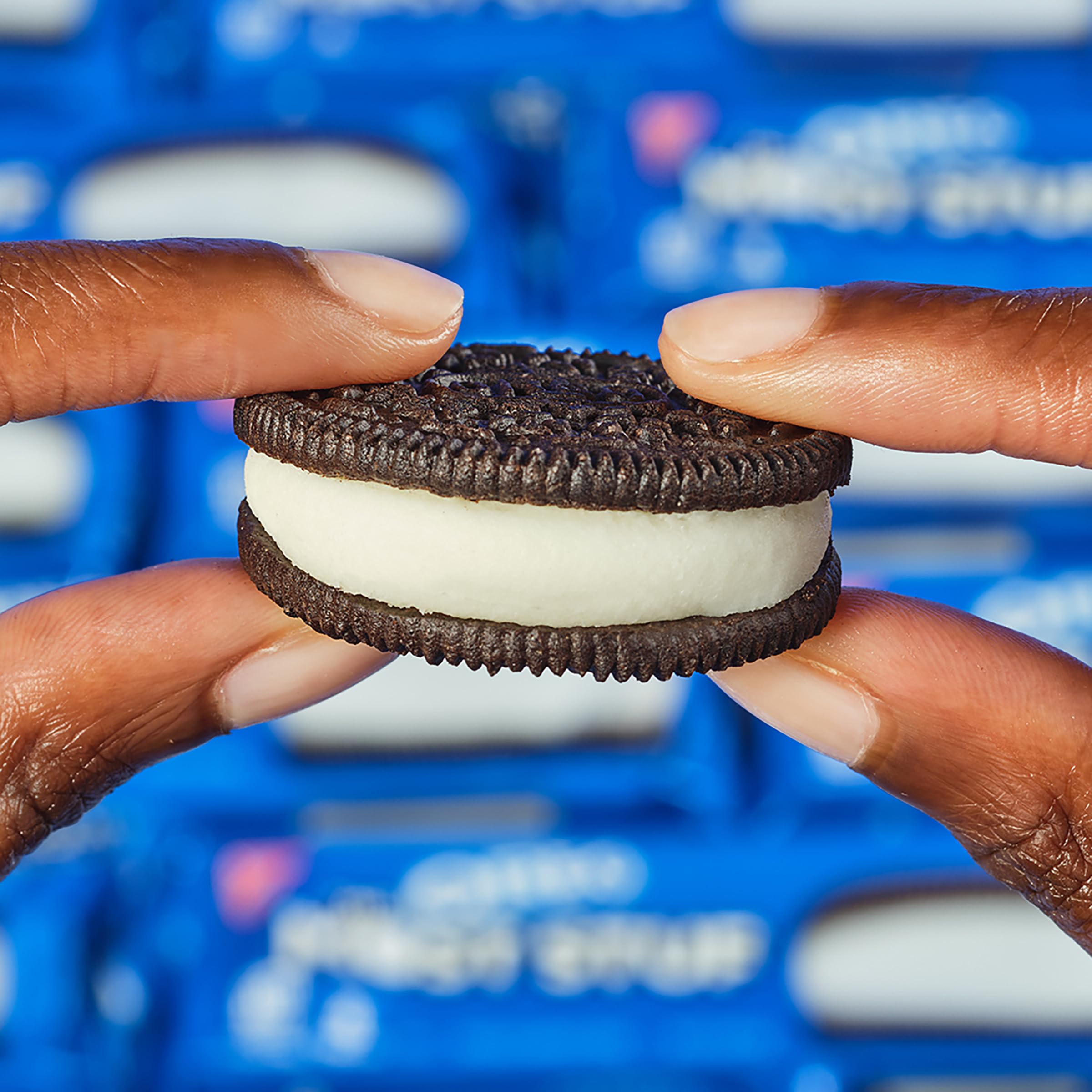 Oreo Mega Stuf used as a dessert ingredient for topping or crumble