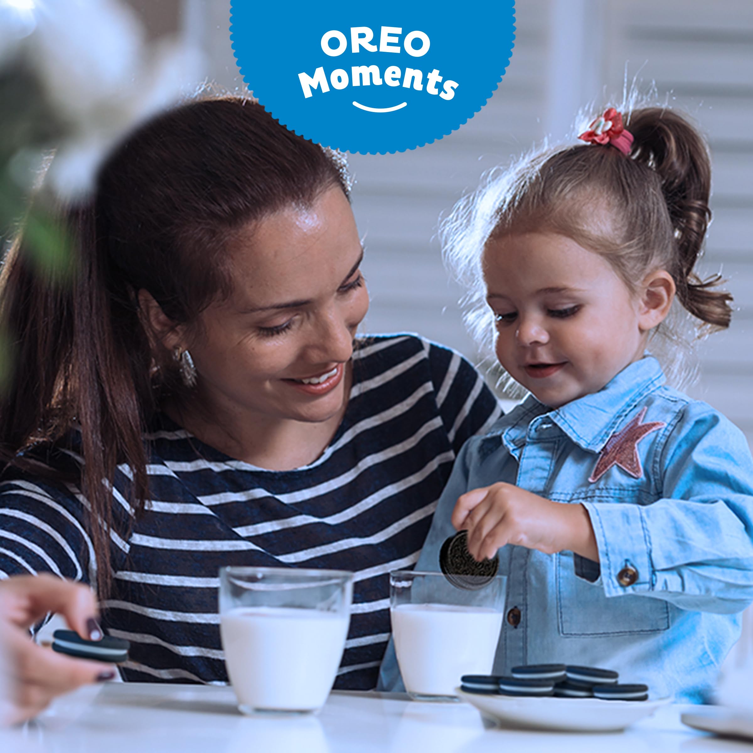 Oreo Mega Stuf cookies arranged for lunchbox-snack ready snacking