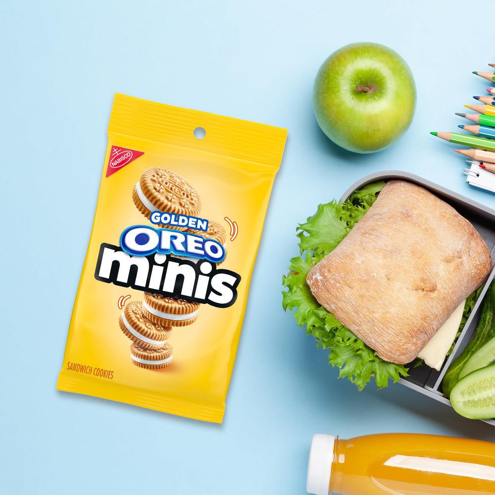 OREO Minis gift-ready packaging great for gifting and celebrations.