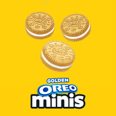 OREO Minis Golden cream filling close-up ideal for dipping and toppings.