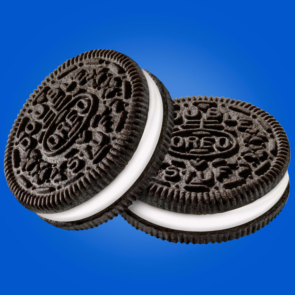 OREO real cocoa wafers show premium chocolate taste