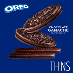 OREO Thins close-up highlights real cocoa flavor.