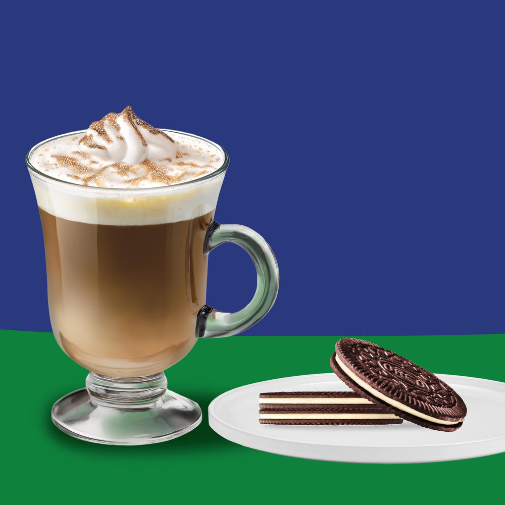 OREO Thins Irish Creme dessert setup with cookies as a topping or mix-in
