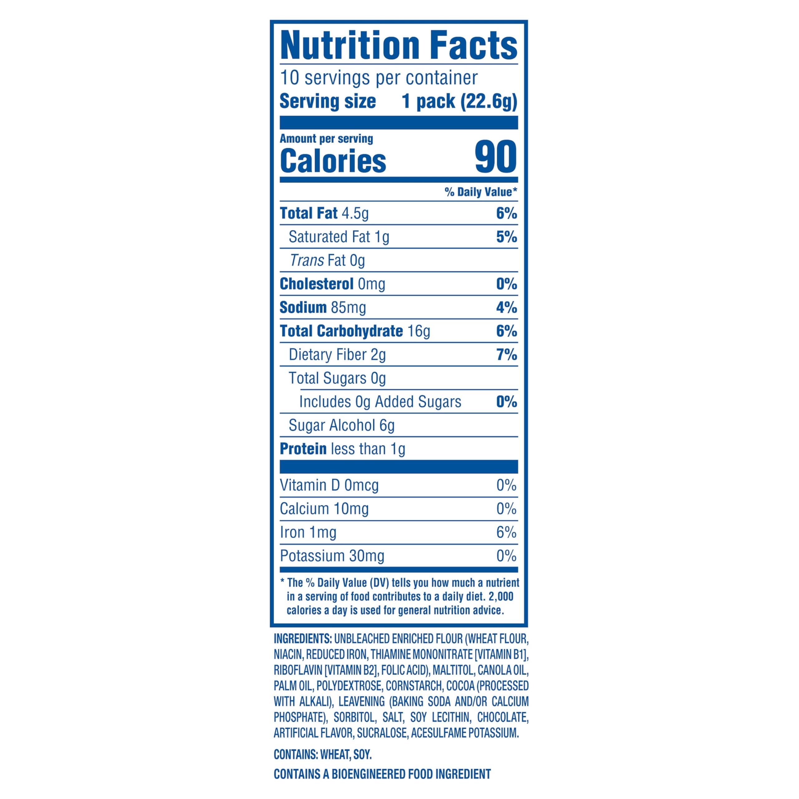 OREO Zero Sugar cookies in a closed pack for easy grab-and-go snacking