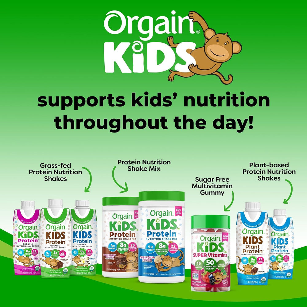 Orgain Kids powder added to baking for an extra nutrient boost.