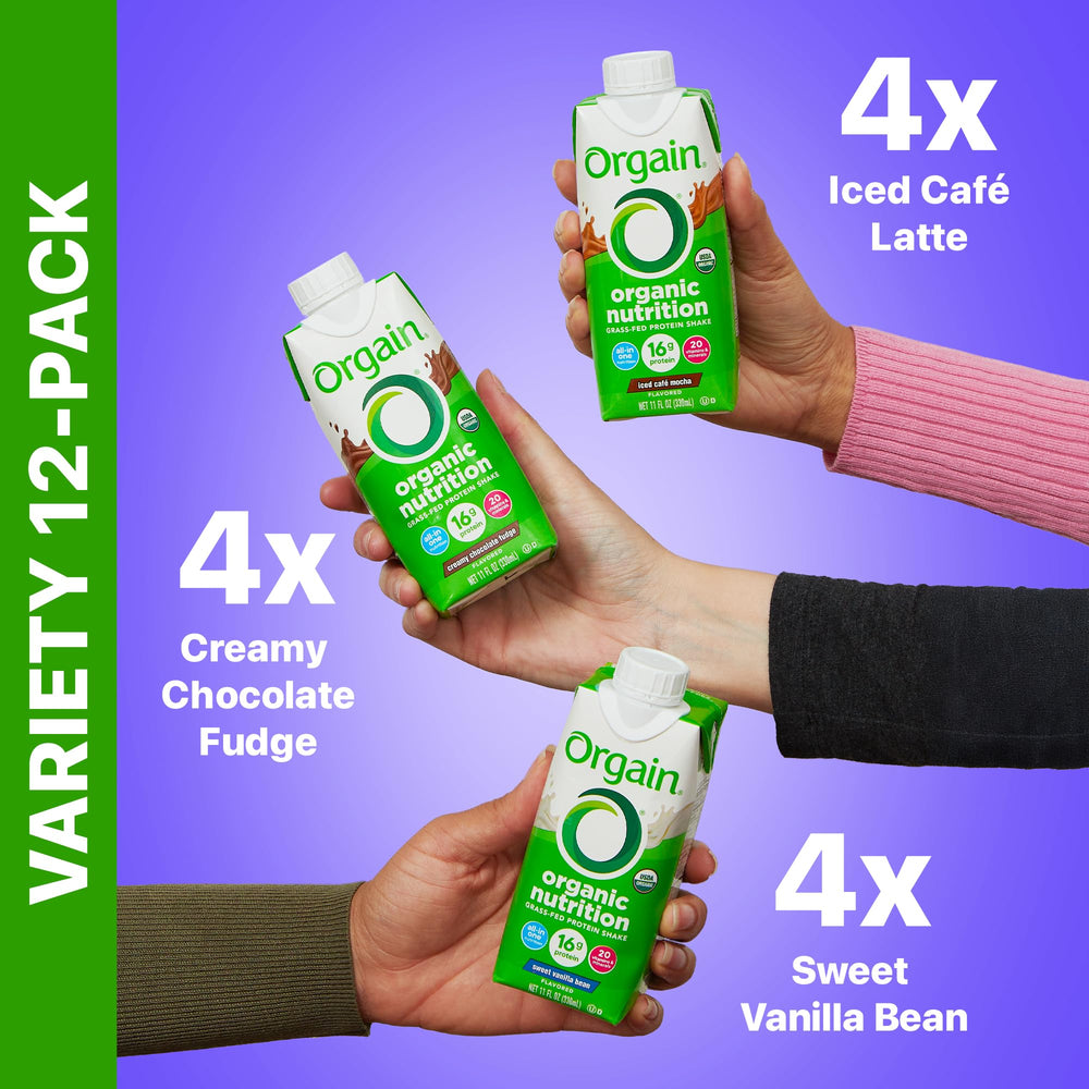 Orgain meal-replacement shake on-the-go bottle: complete nutrition anywhere