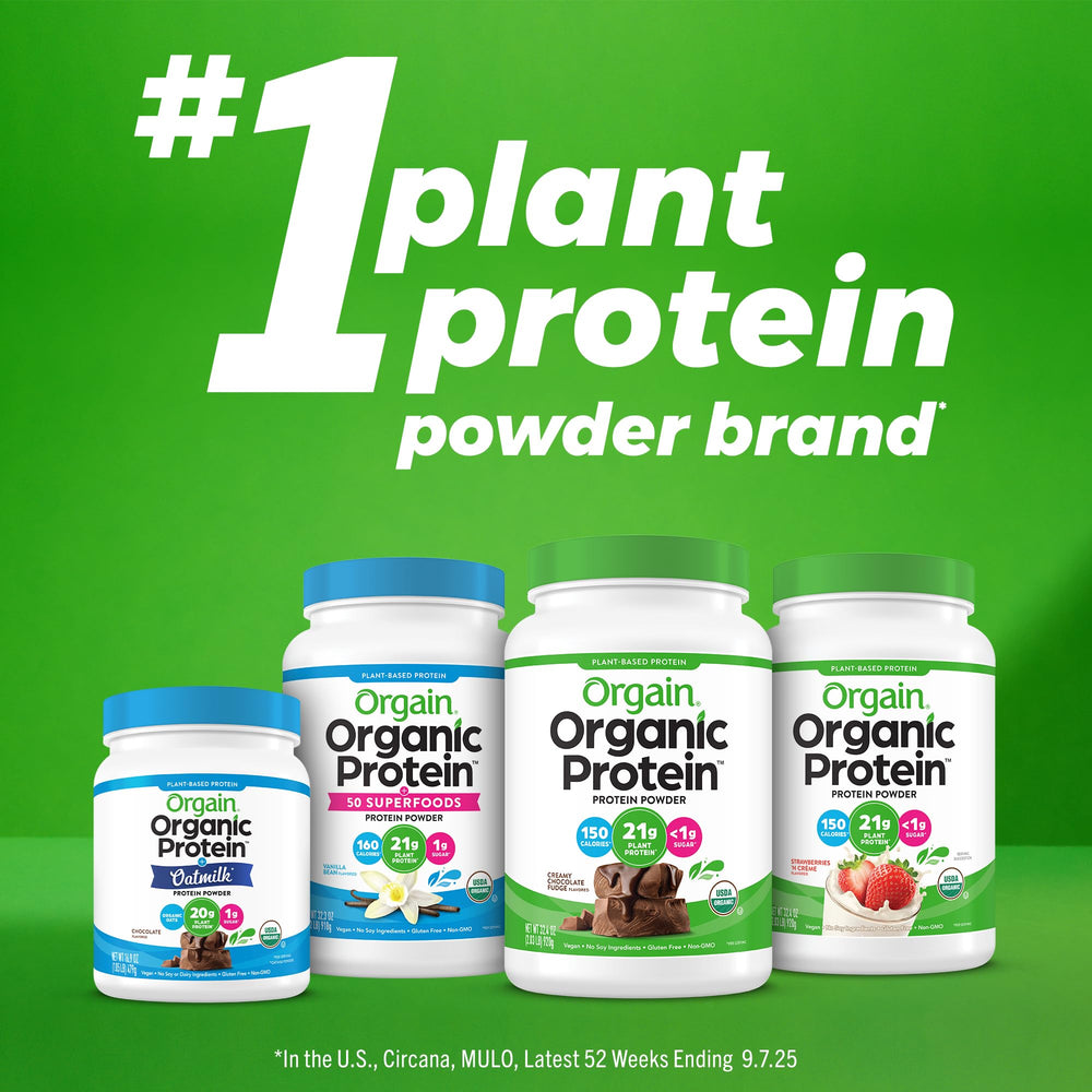 Orgain powder ready-to-mix for daily workouts and meals