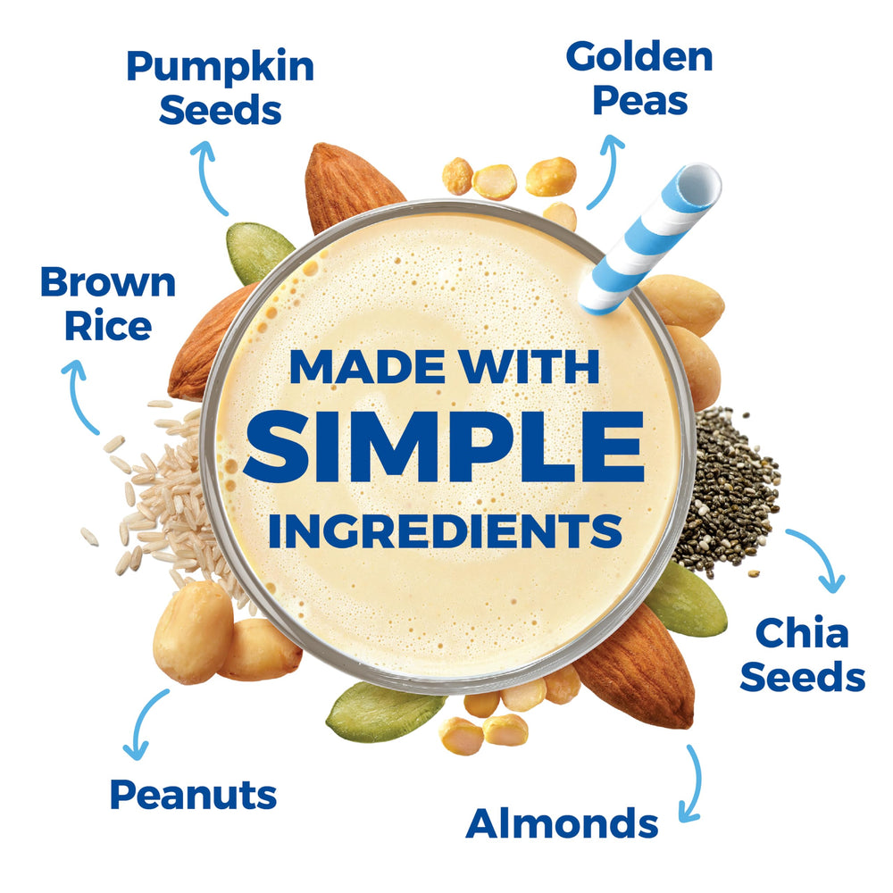 Orgain Simple Protein Powder Vanilla smoothie fuels your morning