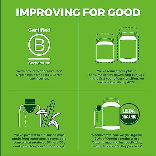 Orgain USDA Organic certification indicating quality ingredients