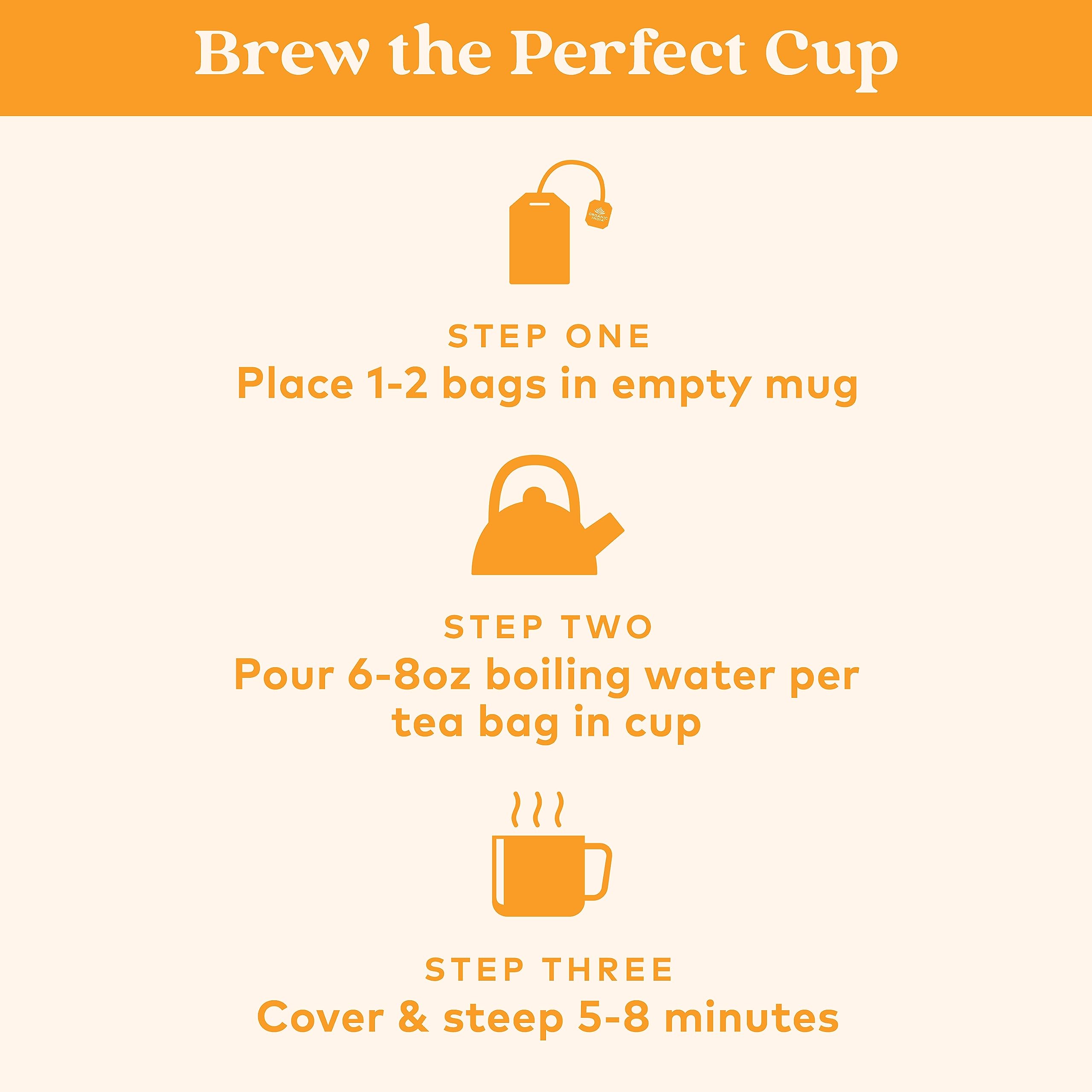 A steaming cup demonstrating caffeine-free, soothing aroma.
