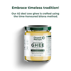 Organic Mandya Lactose-free ghee—digest-friendly option for everyday cooking.