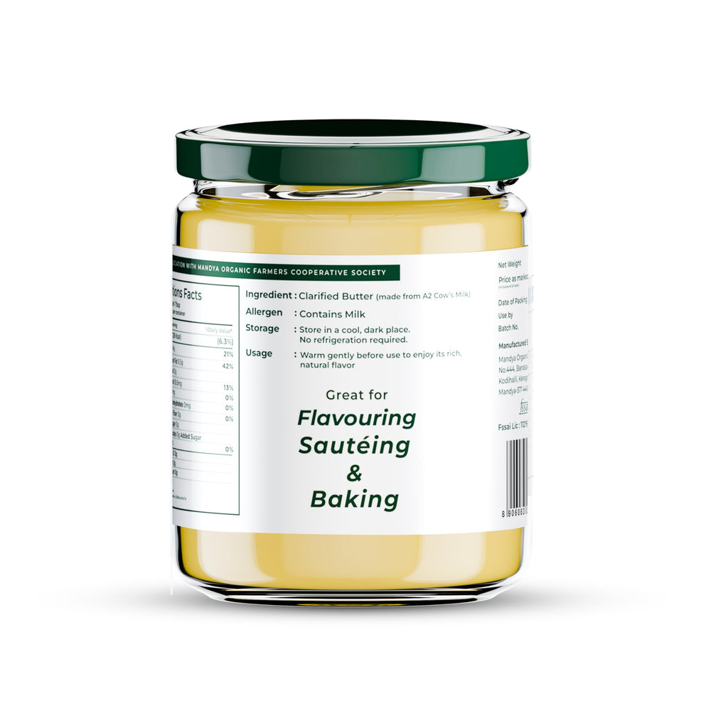 Organic Mandya nutrient-rich vitamins A, D, E, K—support balanced cooking.