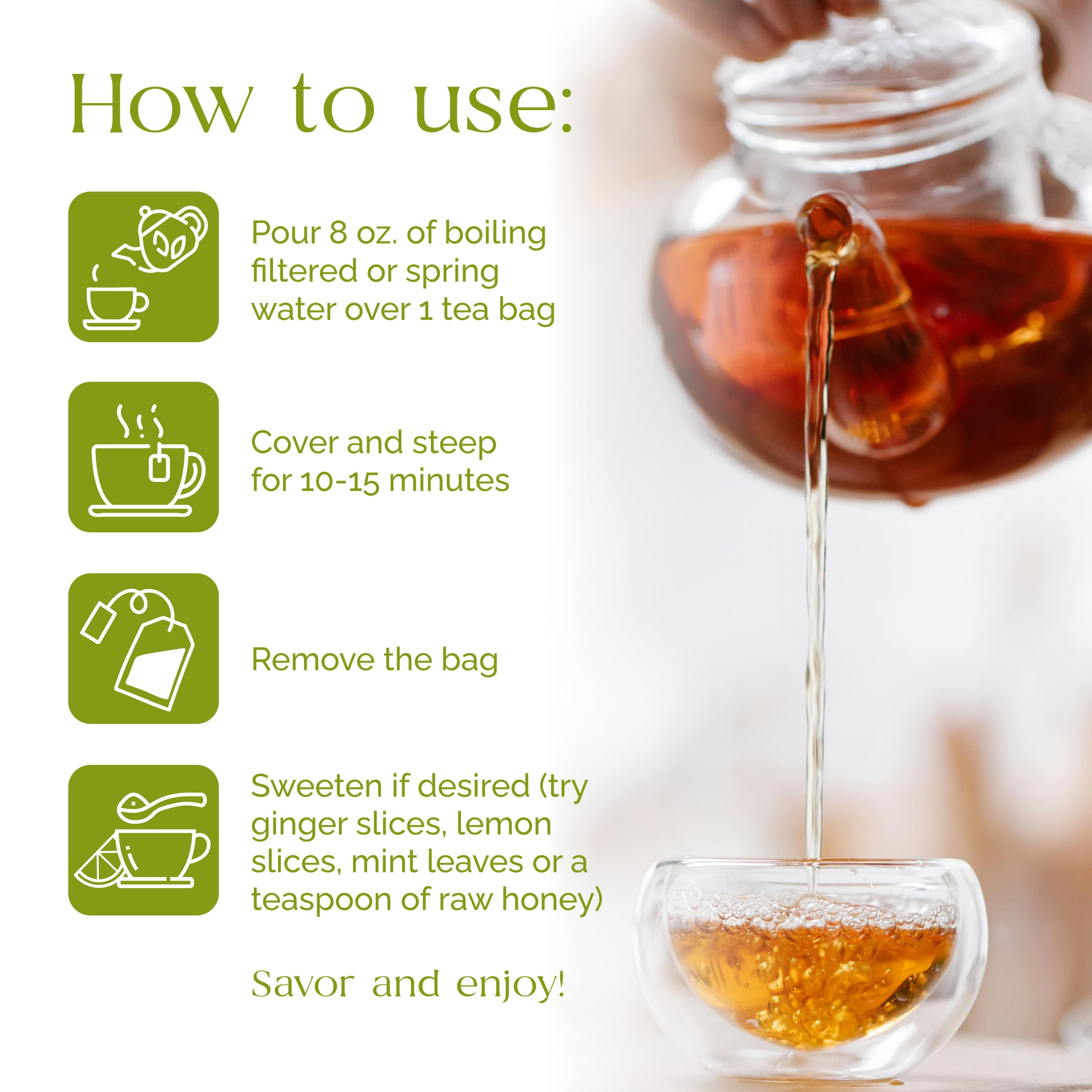 Organic Pharmacist new-improved-teabags cotton option demonstrates natural materials and bag integrity