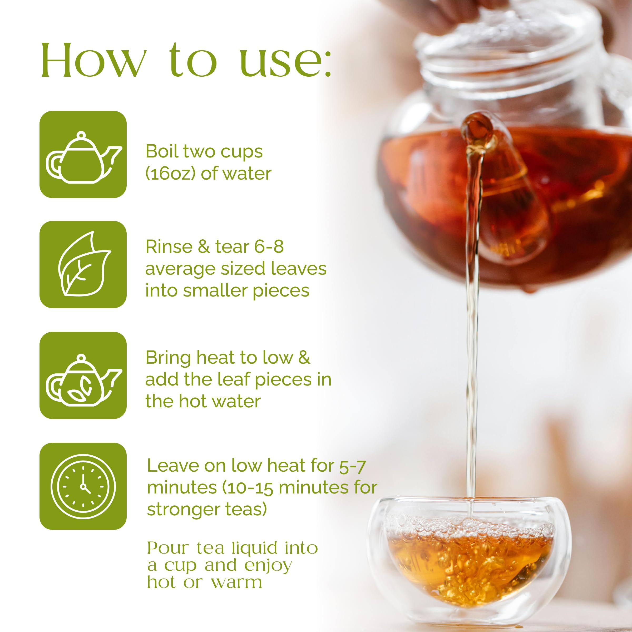 Organic Pharmacist soursop tea brew image showcasing aromatic infusion ready to enjoy.