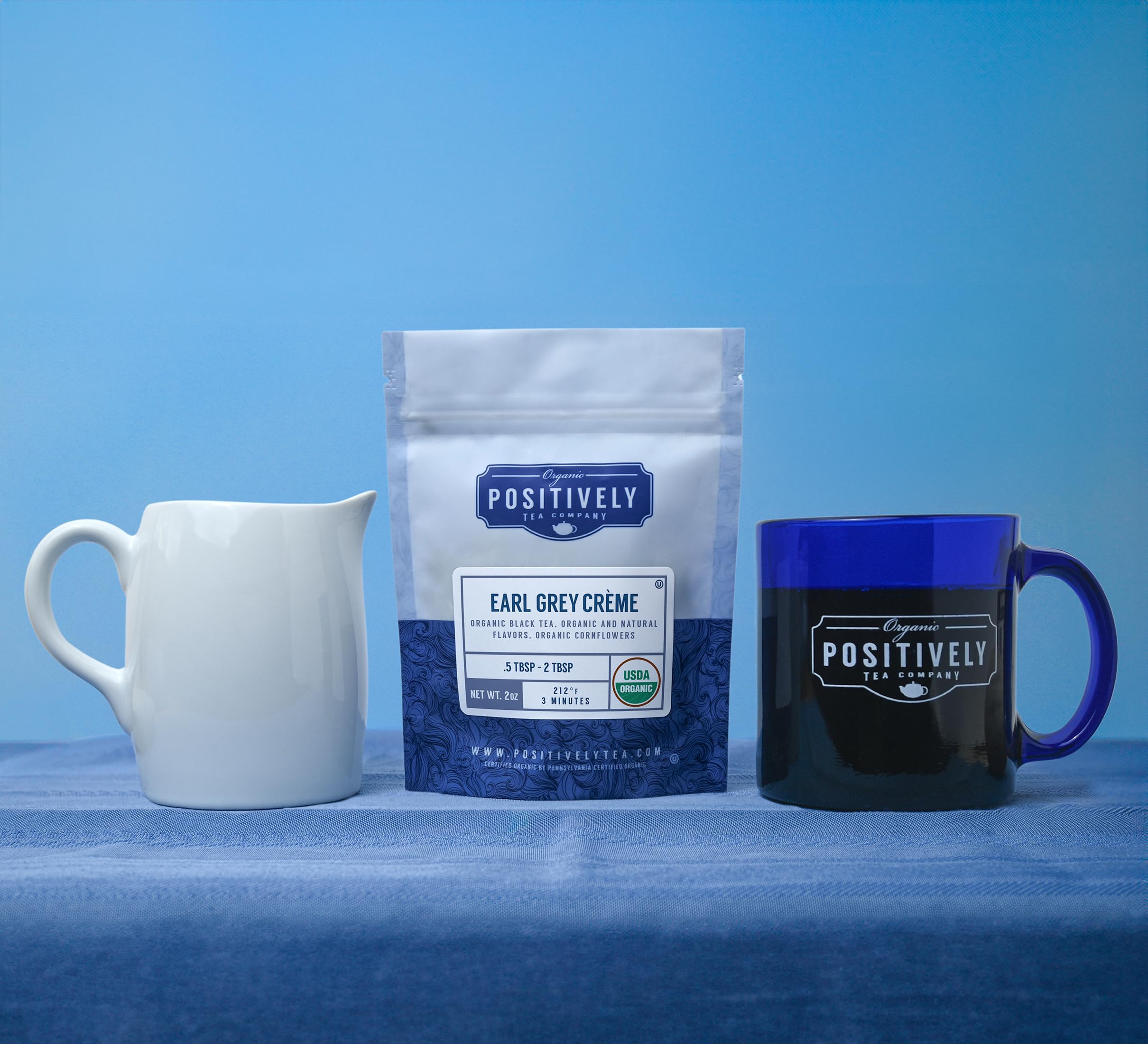 Brewed Earl Grey Creme cup with a creamy finish for a soothing moment.