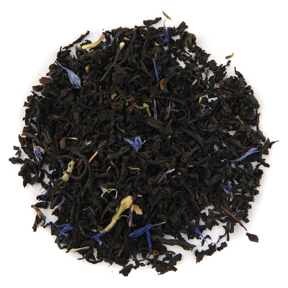 Packaging label of Organic Positively Tea Company Earl Grey Creme.
