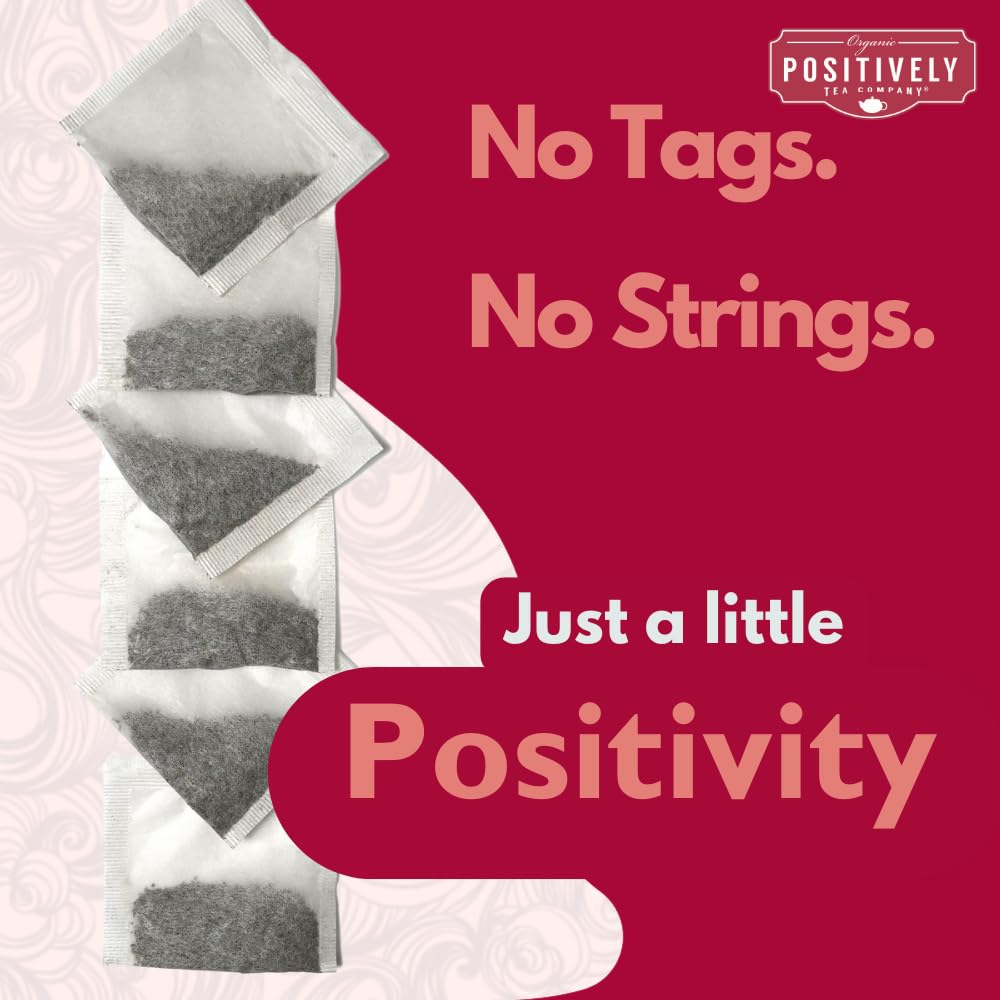 Eco friendly tea bags from Organic Positively for sustainable brewing.