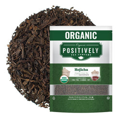 Organic Positively Hojicha loose leaf 16 oz for a fresh daily tea moment