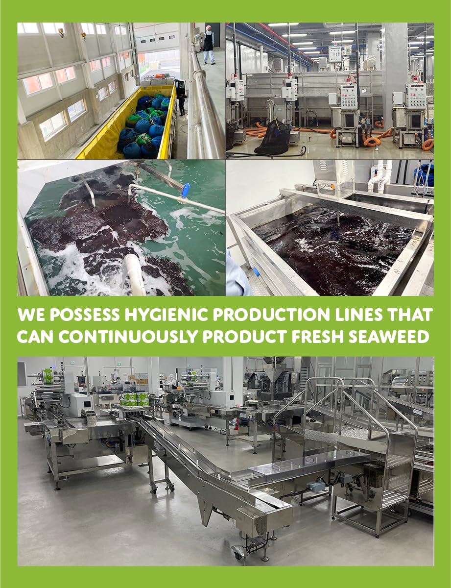 Keto-friendly, vegan, gluten-free seaweed sheets suitable for busy days.