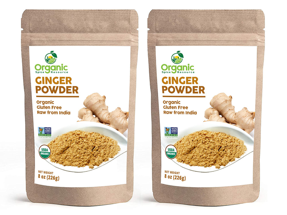 Organic Spice Resource Ginger Powder dual-pack for versatile cooking