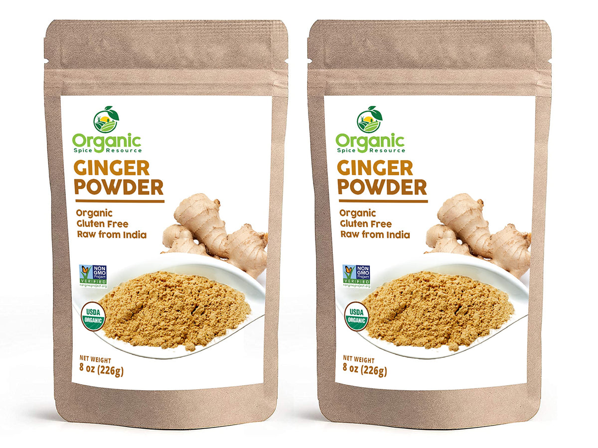 Organic Spice Resource Ginger Powder dual-pack for versatile cooking