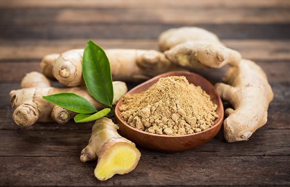 Organic Spice Resource raw ginger powder highlights aroma and flavor potential.