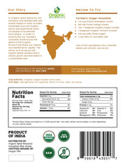 Organic Spice Resource Ginger Powder in resealable kraft bag preserves freshness