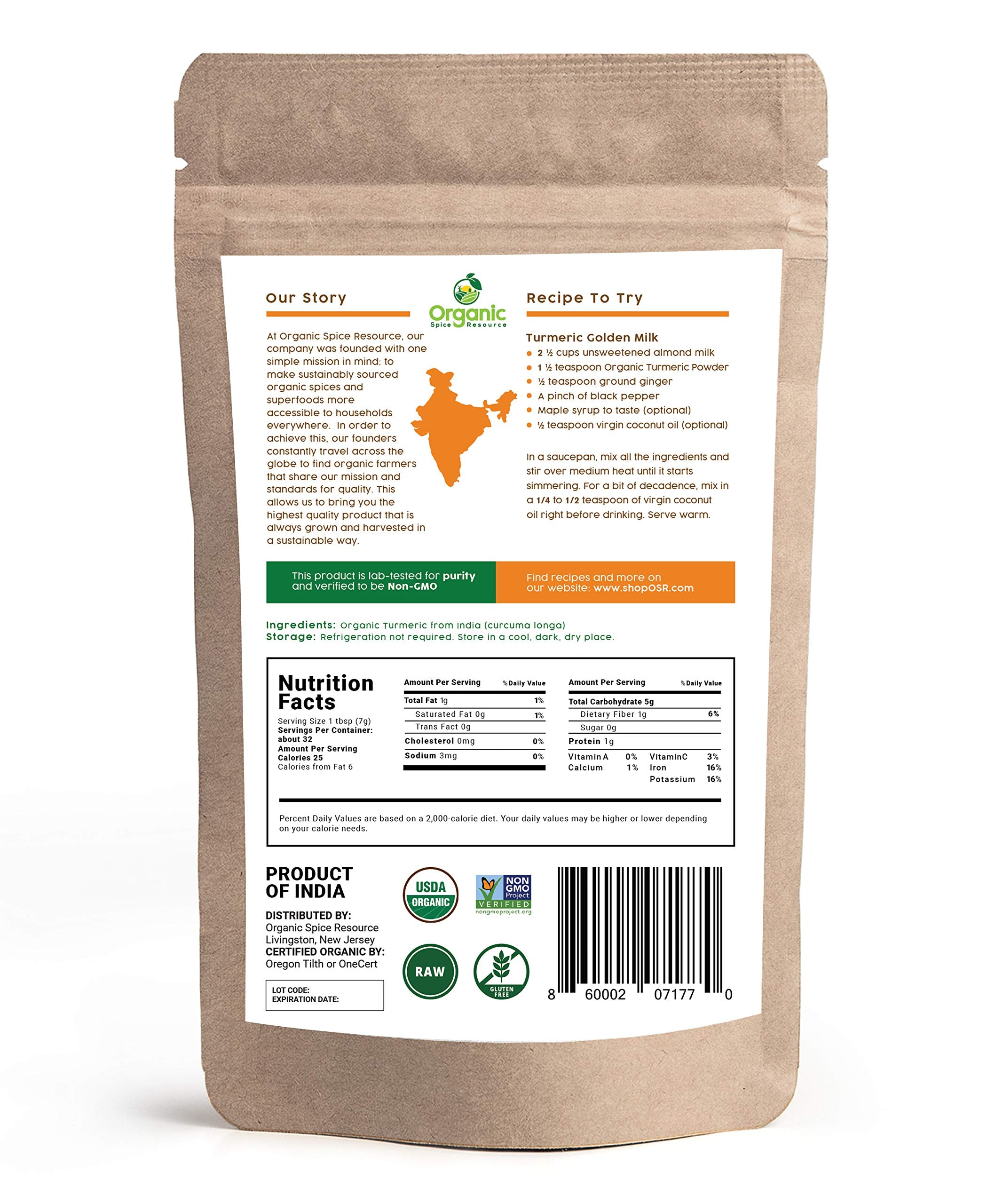 Organic Spice Resource turmeric powder in a bowl highlighting vibrant color and texture