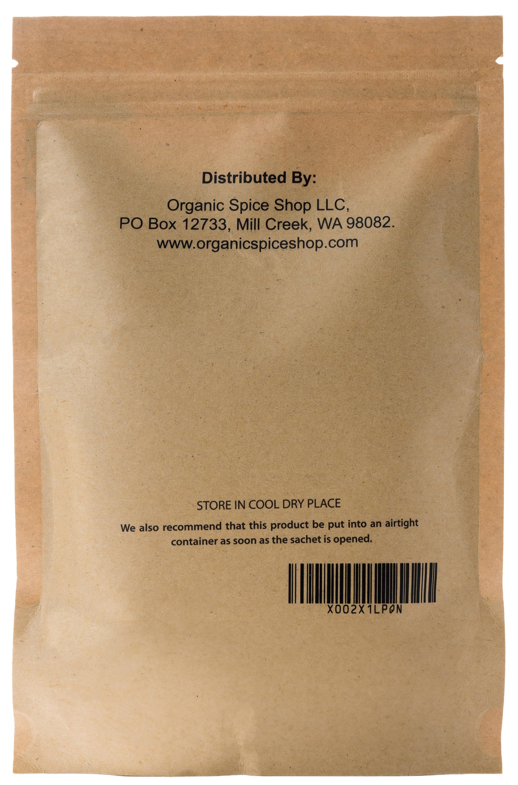 Ceylon cinnamon powder bottle with label from Organic Spice Shop ready on shelf