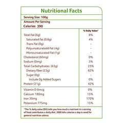 Organic Tattva fenugreek seeds closeup reveals glossy seeds and natural oils.