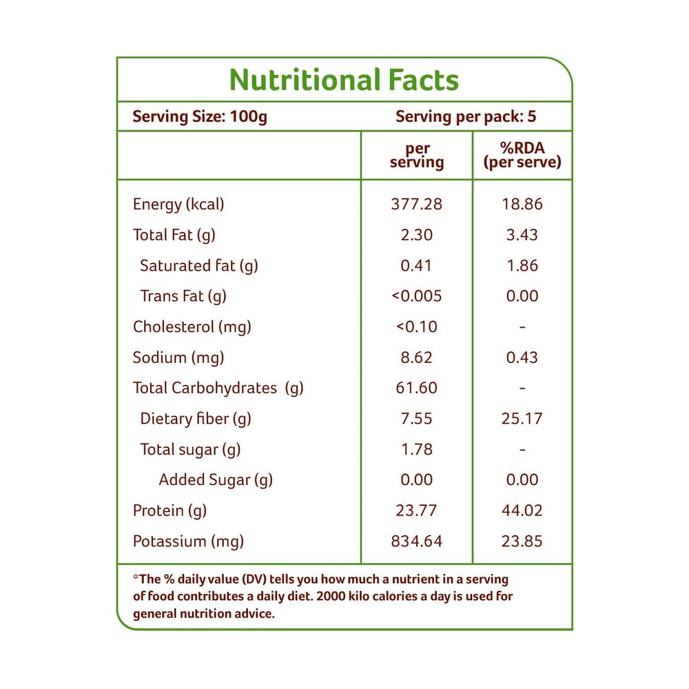 USDA Organic label on Organic Tattva Mix Dal packaging