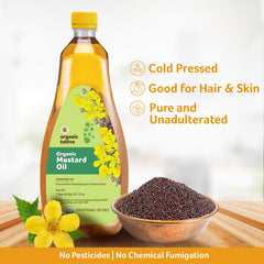 ORGANIC TATTVA mustard oil for skin care and external conditioning