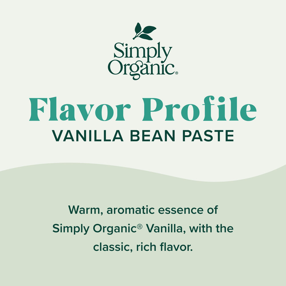 Organic vanilla beans and paste ingredients from Simply Organic reflect quality.