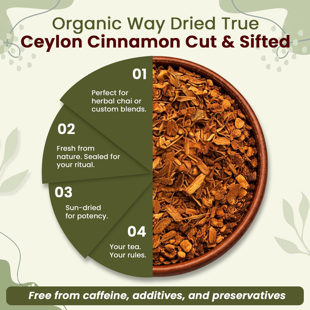 Organic Way organic cinnamon label highlights kosher and non-GMO purity.