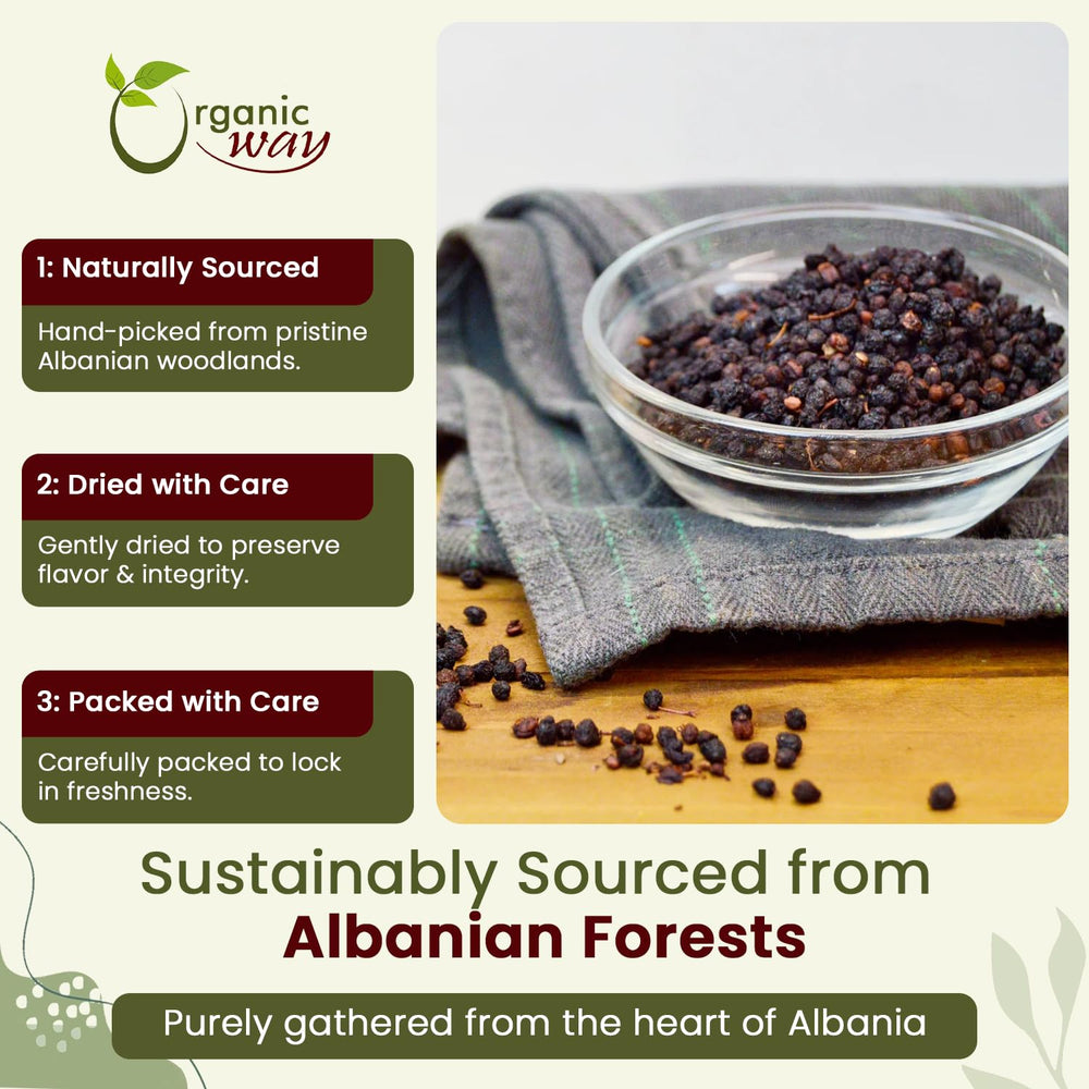 Organic Way dried elderberries steep beautifully for fragrant tea.