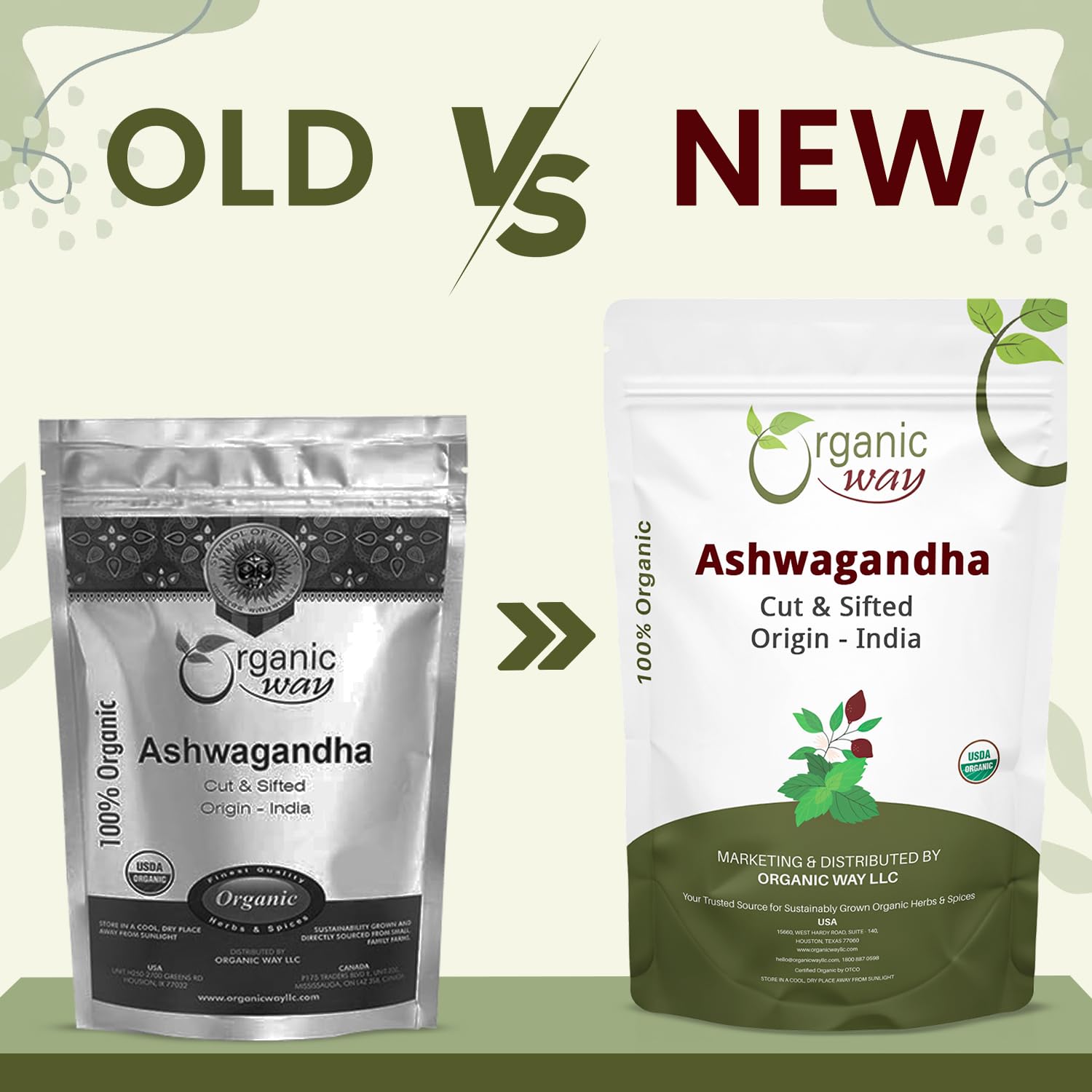 Organic Way origin India label indicating authentic sourcing.