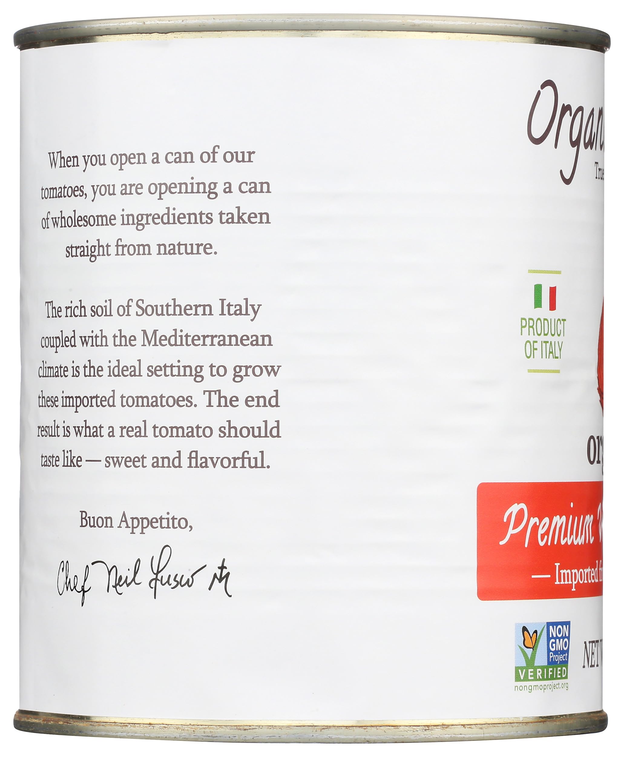 Organico Bello pantry display inspires Italian-inspired cooking ideas.