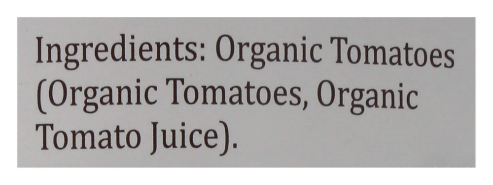 Organico Bello organic whole tomatoes simmering into sauce on stove.