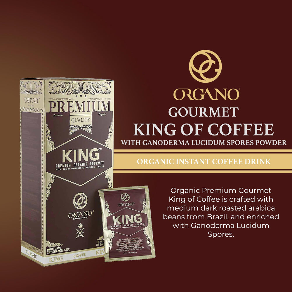 Brazilian Arabica origin highlights premium ORGANO King of Coffee