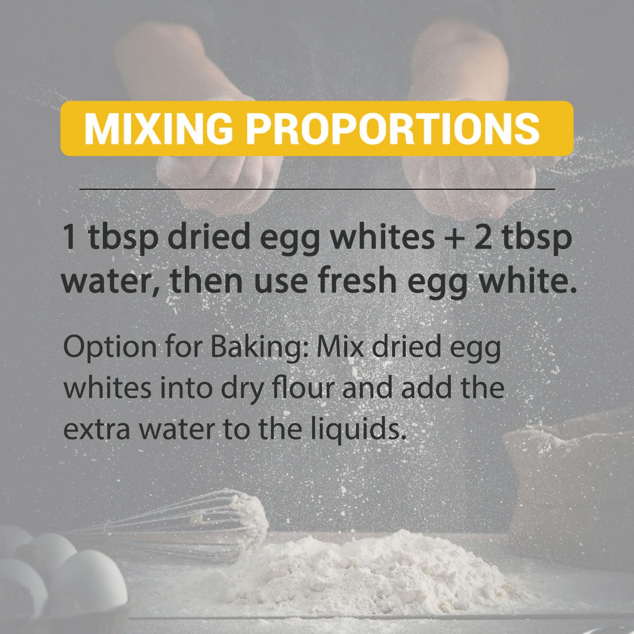 ORGFUN egg white powder gluten-free badge indicates versatile dietary use