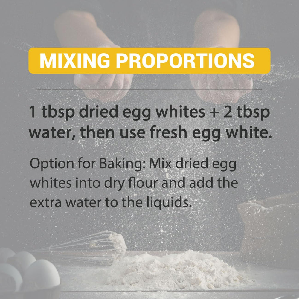 ORGFUN egg white powder gluten-free badge indicates versatile dietary use