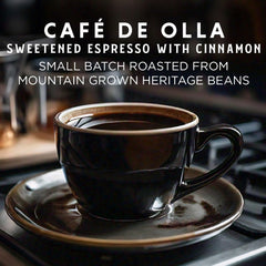Oriente Cuban Coffee Roasters 100% Arabica pods emphasize premium beans and depth.